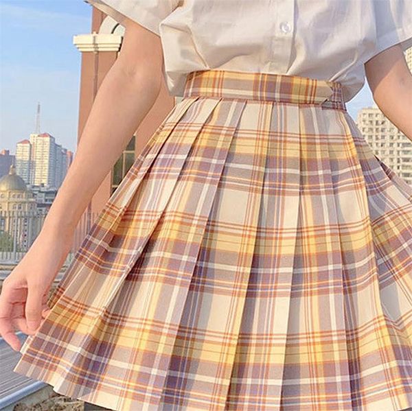 check pattern uniform cosplay pleat plaid skirts fashion mini homecoming skirt a line jk04 party cocktail dress yellow girls dresses, Blue;pink
check pattern uniform cosplay pleat plaid skirts fashion mini homecoming skirt a line jk04 party cocktail dress yellow girls dresses, Blue;pink