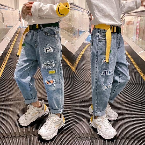 2020 новые джинсы трусиков pantykorean стиль детские брюки брюки girlsspring средних и крупных детских печатных рваные джинсы, Blue
2020 новые джинсы трусиков pantykorean стиль детские брюки брюки girlsspring средних и крупных детских печатных рваные джинсы, Blue