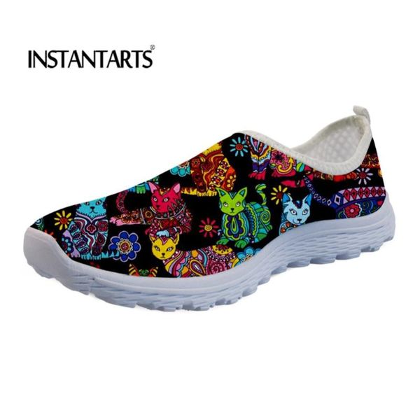 instantarts colorful cartoon cats printed spring summer mesh sneakers women casual flats super light walking female flat shoes, Black
instantarts colorful cartoon cats printed spring summer mesh sneakers women casual flats super light walking female flat shoes, Black