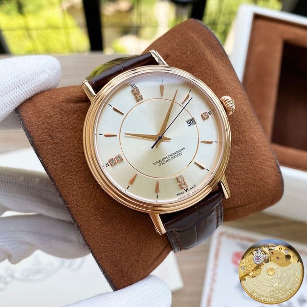 men watches miyota automatic movement watch 40mm 316l dial stainless steel case men daily fashion waterproof watch, Slivery;brown
men watches miyota automatic movement watch 40mm 316l dial stainless steel case men daily fashion waterproof watch, Slivery;brown
