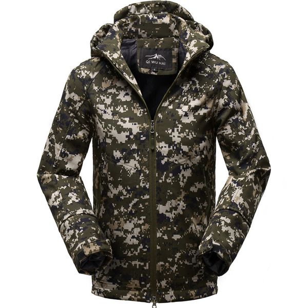 outdoor waterproof jacket men's hooded jacket outdoor hiking camouflage coat soft cover coat, Blue;black
outdoor waterproof jacket men's hooded jacket outdoor hiking camouflage coat soft cover coat, Blue;black