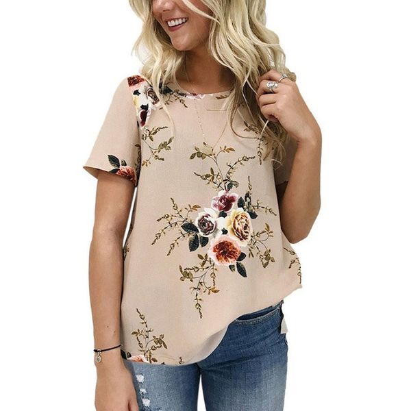 women summer print blouses 2020 short sleeve casual harajuku chiffon tee shirts femme boho tee poleras de mujer, White
women summer print blouses 2020 short sleeve casual harajuku chiffon tee shirts femme boho tee poleras de mujer, White