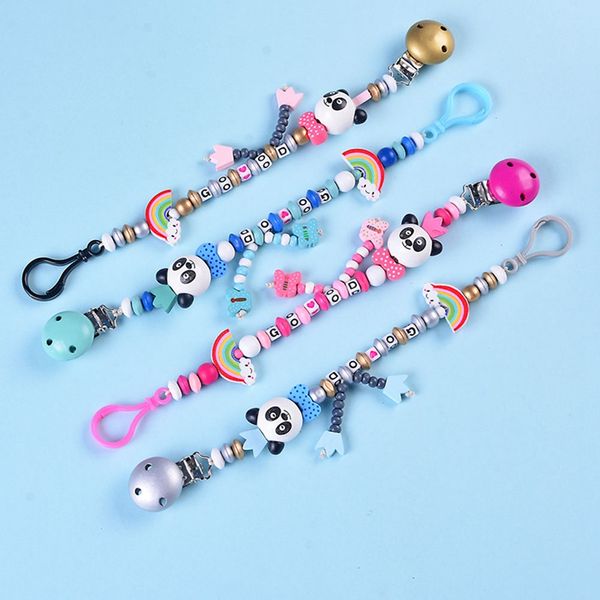 baby pacifier clip pacifier chain panda beads handmade cute colourful beads dummy clip baby soother toys holder
baby pacifier clip pacifier chain panda beads handmade cute colourful beads dummy clip baby soother toys holder