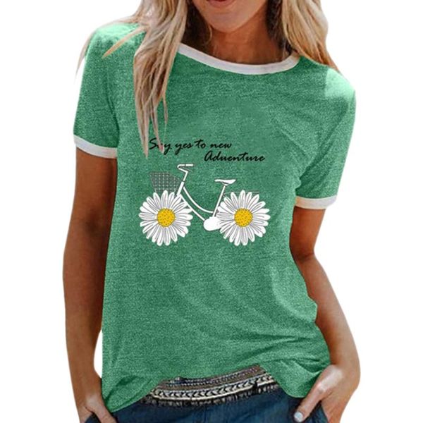 flower bicycle print women summer t shirt o-neck short sleeve patchwork tshirts causal harajuku plus size clothes t-shirt, Black;blue
flower bicycle print women summer t shirt o-neck short sleeve patchwork tshirts causal harajuku plus size clothes t-shirt, Black;blue