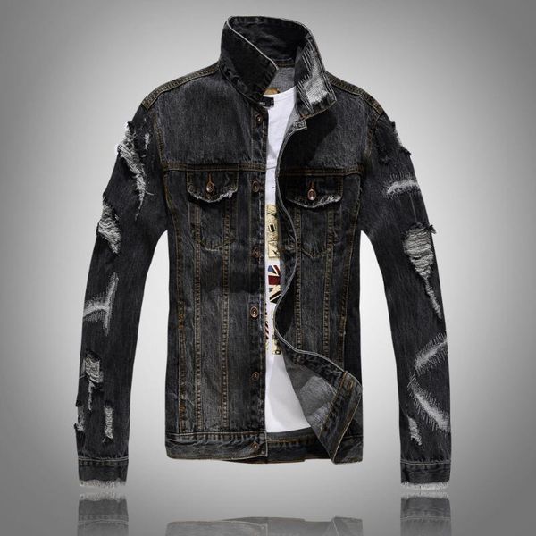 european men moto & biker jacket mens badge denim jacket luxury outerwear & coats for men black slim loose denim, Black;brown
european men moto & biker jacket mens badge denim jacket luxury outerwear & coats for men black slim loose denim, Black;brown