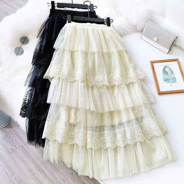 skirts wasteheart spring women fashion black white khaki high waist ruffles pleated ankle length long skirt mesh clothing ball gown
skirts wasteheart spring women fashion black white khaki high waist ruffles pleated ankle length long skirt mesh clothing ball gown