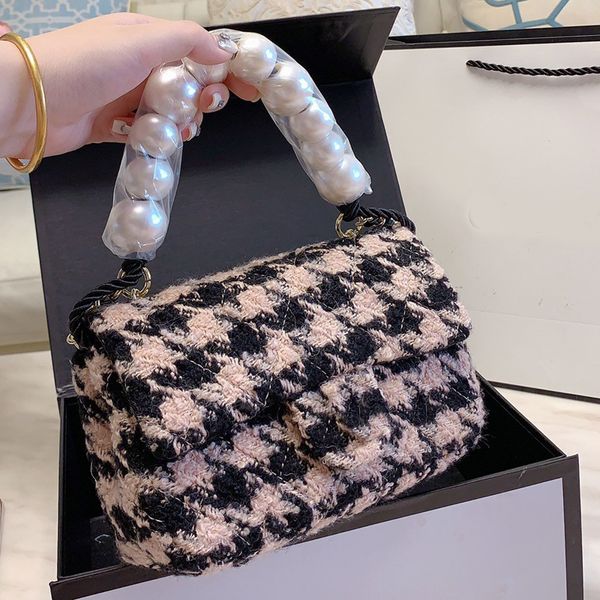 beads crossbody bag shoulder bags wallets purse women vintage chains handbag tweed plain woolen pearl bag ing
beads crossbody bag shoulder bags wallets purse women vintage chains handbag tweed plain woolen pearl bag ing