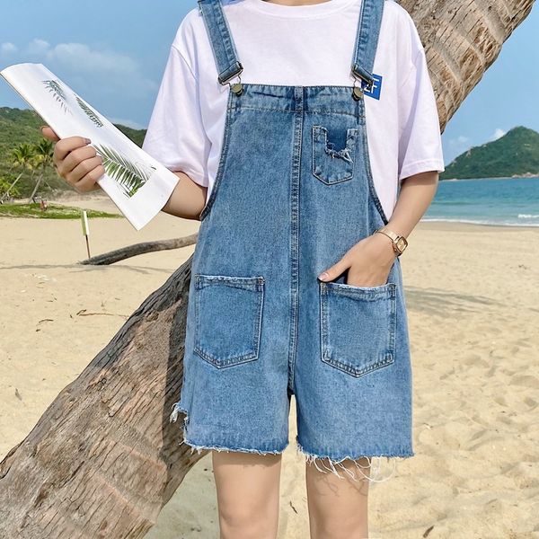 ecb76 2020 fat mm new large size women's clothing korean style fashion high waist slimming classic all-match denim suspender sling shor, Blue
ecb76 2020 fat mm new large size women's clothing korean style fashion high waist slimming classic all-match denim suspender sling shor, Blue