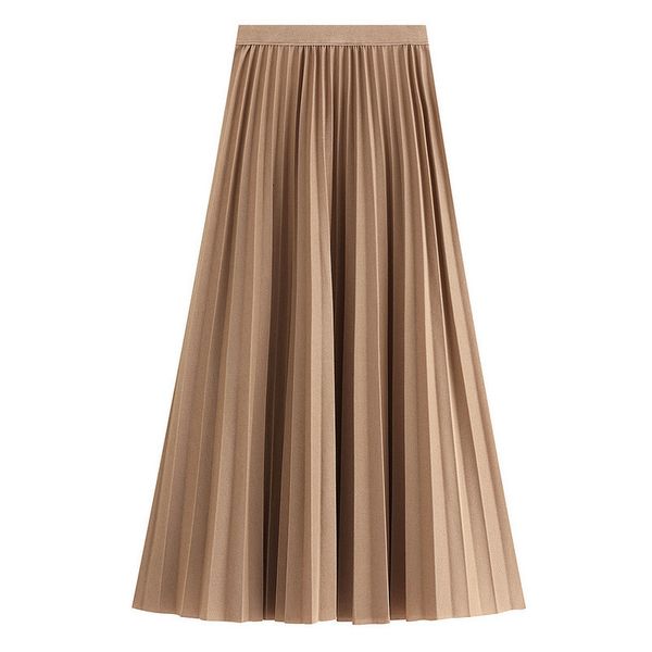 faldas mujer moda 2020 high waist women skirt casual midi a line skirts solid elegant pleated skirt jupe femme saia, Black
faldas mujer moda 2020 high waist women skirt casual midi a line skirts solid elegant pleated skirt jupe femme saia, Black