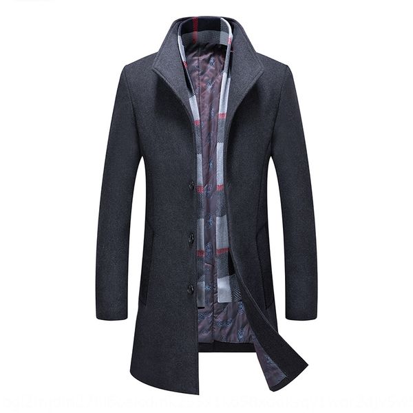 new men's scarf wool wool coat straight woolen fashionable scarf cotton woolen men's coat fashion, Black
new men's scarf wool wool coat straight woolen fashionable scarf cotton woolen men's coat fashion, Black