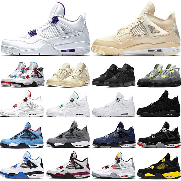 basketball shoes jumpman 4 4s neon sail metallic purple red what the og bred white cement mens trainers sneakers sports size 40-47
basketball shoes jumpman 4 4s neon sail metallic purple red what the og bred white cement mens trainers sneakers sports size 40-47