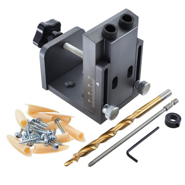 9mm jig pocket hole kit wood vertical drilling detachable locator for furniture connecting hole puncher carpent
9mm jig pocket hole kit wood vertical drilling detachable locator for furniture connecting hole puncher carpent