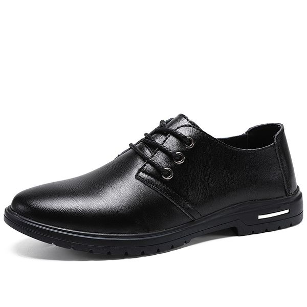 fashion business men shoes new leather men's loafers casual shoes lace up dress men oxfords big size 38-48, Black
fashion business men shoes new leather men's loafers casual shoes lace up dress men oxfords big size 38-48, Black
