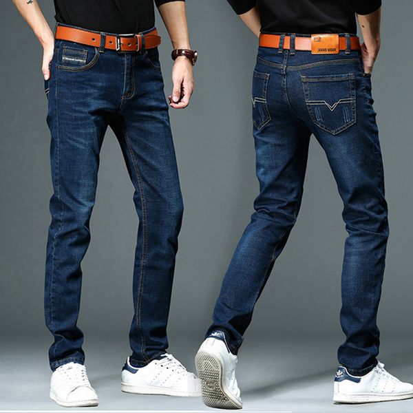 men business jeans classic spring autumn male skinny straight stretch brand denim pants summer overalls slim fit trousers 2020, Blue
men business jeans classic spring autumn male skinny straight stretch brand denim pants summer overalls slim fit trousers 2020, Blue