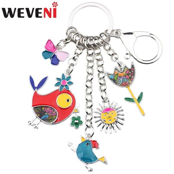 weveni 2020 enamel alloy fish chicken marvel alloy key chain for women girl bag keychain charm pendant jewelry aceessorie, Silver
weveni 2020 enamel alloy fish chicken marvel alloy key chain for women girl bag keychain charm pendant jewelry aceessorie, Silver