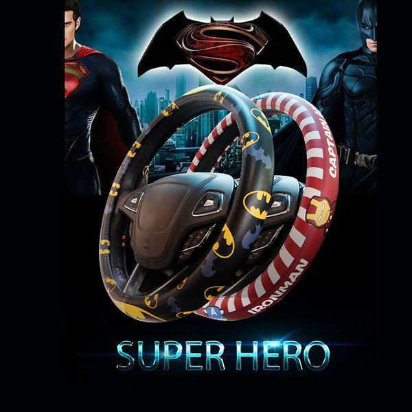 car steering wheel cover leather cartoon ironman auto steering-wheel covers case interior accessories
car steering wheel cover leather cartoon ironman auto steering-wheel covers case interior accessories