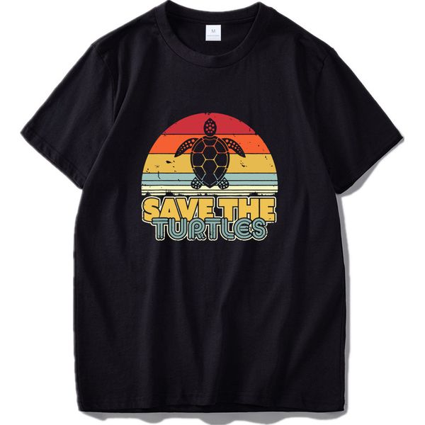 save the turtle t shirt - turtle animals lovers retro style tshirt 100% cotton breathable cloth tee, White;black
save the turtle t shirt - turtle animals lovers retro style tshirt 100% cotton breathable cloth tee, White;black
