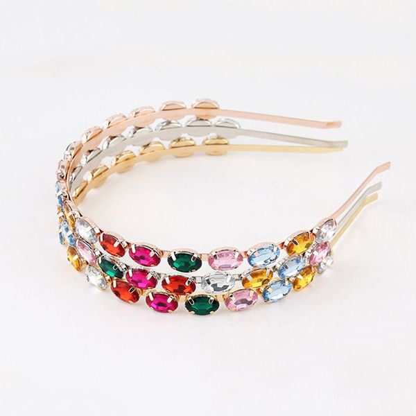 new simple design faux diamond luxurious headband colorful round rhinestones and gilding frame hair hoop wholesale, Black;brown
new simple design faux diamond luxurious headband colorful round rhinestones and gilding frame hair hoop wholesale, Black;brown