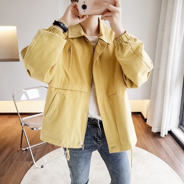 ustiv 910050 tooling windbreaker windbreaker coat women's spring new korean style all-match jacket design sense loose casual trench coa, Tan;black
ustiv 910050 tooling windbreaker windbreaker coat women's spring new korean style all-match jacket design sense loose casual trench coa, Tan;black