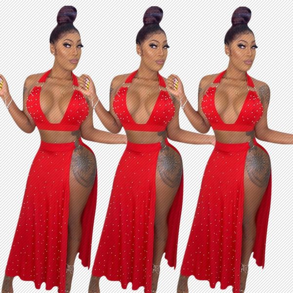 h8873 independent station amazon gun bead split dress two-piece european and american womens one-piece hair, White;black
h8873 independent station amazon gun bead split dress two-piece european and american womens one-piece hair, White;black