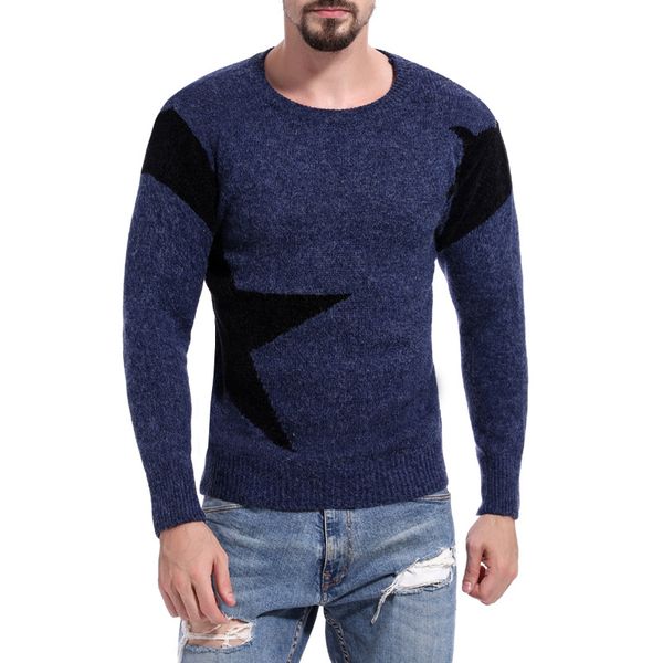 men's o-neck cotton pullover autumn winter warm patchwork fashion long sleeve slim fit clothes knitted casual sweater sale, White;black
men's o-neck cotton pullover autumn winter warm patchwork fashion long sleeve slim fit clothes knitted casual sweater sale, White;black