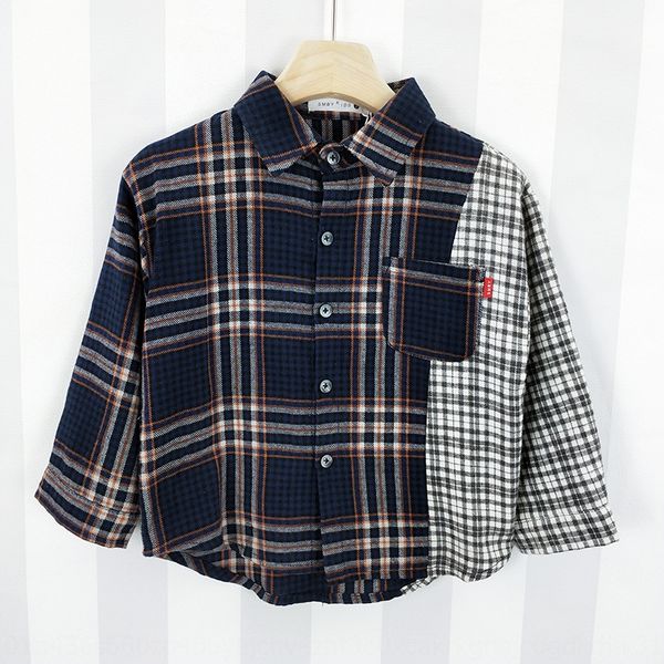 smby flagship store 2019 autumn clothes new children's color matching plaid for boys shirt shirt 458, White;black
smby flagship store 2019 autumn clothes new children's color matching plaid for boys shirt shirt 458, White;black