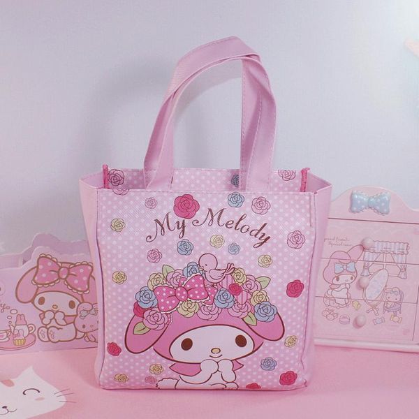 new cute cinnamoroll little twin stars my melody lunch bag kids cartoon pu waterproof picnic tote student portable handbag
new cute cinnamoroll little twin stars my melody lunch bag kids cartoon pu waterproof picnic tote student portable handbag