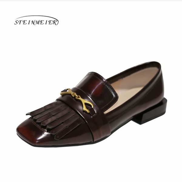 women flats summer spring single oxford shoes 2020 genuine leather flat heels fashion shoes for woman brogues slip on, Black
women flats summer spring single oxford shoes 2020 genuine leather flat heels fashion shoes for woman brogues slip on, Black