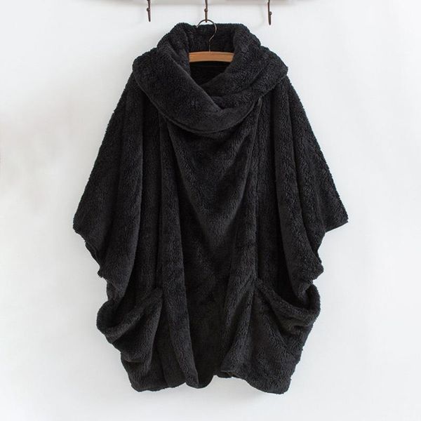 vintage women jacket long sleeve coat casual solid turtleneck big pockets cloak coats oversize coats billie eilish jacket 2020, Black;brown
vintage women jacket long sleeve coat casual solid turtleneck big pockets cloak coats oversize coats billie eilish jacket 2020, Black;brown