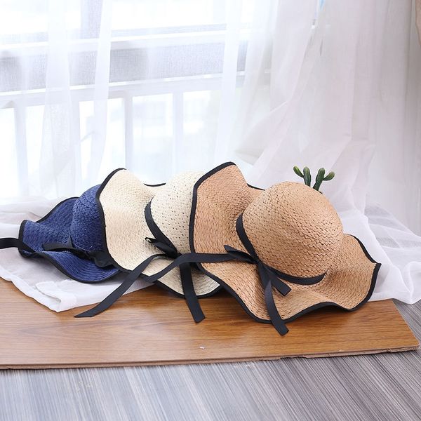 female beach summer sun travel big eaves straw butterfly straw hat beach sun hat summer bow korean fashion, Blue;gray
female beach summer sun travel big eaves straw butterfly straw hat beach sun hat summer bow korean fashion, Blue;gray