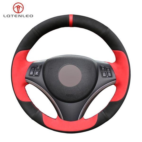 lqtenleo black red suede hand sewing car steering wheel cover for m sport 3 series e91 320i 325i 330i 335i m3 e90 e92 e93
lqtenleo black red suede hand sewing car steering wheel cover for m sport 3 series e91 320i 325i 330i 335i m3 e90 e92 e93