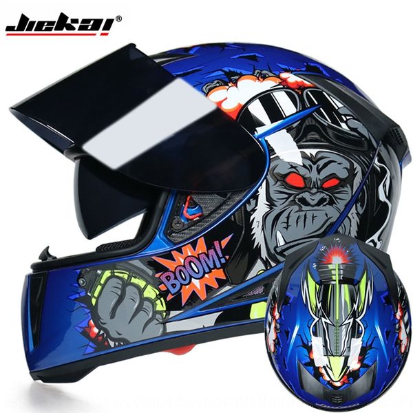w82gg jiekai jiekai motorcyclesafety motorcycle men's and women's full helmet double lens anti-fog motorcycle personality cool saf
w82gg jiekai jiekai motorcyclesafety motorcycle men's and women's full helmet double lens anti-fog motorcycle personality cool saf
