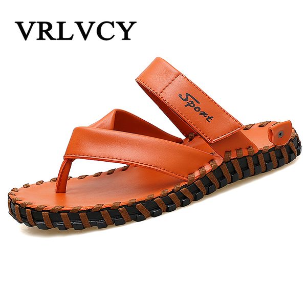 2020 new men's slipper leather slippers summer fashion beach sandals men's shoes casual shoes, Black
2020 new men's slipper leather slippers summer fashion beach sandals men's shoes casual shoes, Black