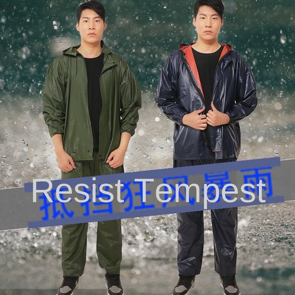 outdoor sea glue split suit heavy rain-proof beef tendon outdoor raincoat raincoat raincoat, Red;brown
outdoor sea glue split suit heavy rain-proof beef tendon outdoor raincoat raincoat raincoat, Red;brown