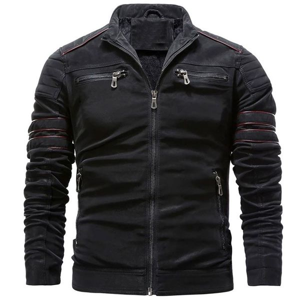 leather jackets motorcycle men's autumn winter male biker leather coats mens brand clothing pu jacket eu size, Black
leather jackets motorcycle men's autumn winter male biker leather coats mens brand clothing pu jacket eu size, Black