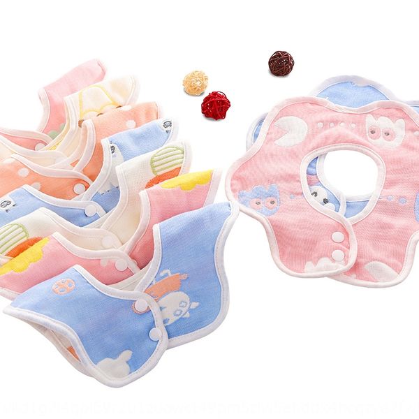 baby six-layer gauze 360-degree rotatable bib saliva towel bib baby cotton petal saliva towel
baby six-layer gauze 360-degree rotatable bib saliva towel bib baby cotton petal saliva towel