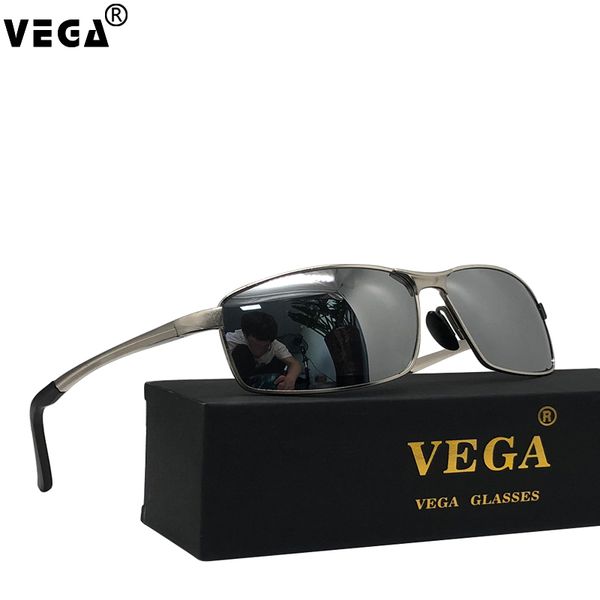 vega eyewear polarized square sunglasses for men silver frame sunglasses with case hipster glasses tinted 55mm 8541, White;black
vega eyewear polarized square sunglasses for men silver frame sunglasses with case hipster glasses tinted 55mm 8541, White;black