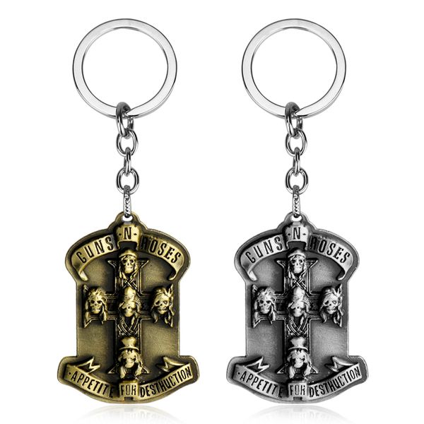 mqchun gnr guns n roses key chain music band key rings for gift chaveiro car keychain jewelry game holder souvenir ys1039, Silver
mqchun gnr guns n roses key chain music band key rings for gift chaveiro car keychain jewelry game holder souvenir ys1039, Silver