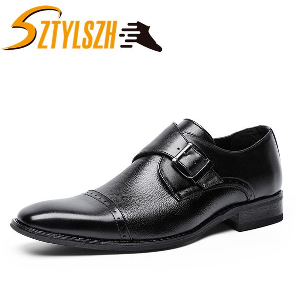 fashion luxury business office men dress shoes man buckle straps leather shoes wedding shoe social male flats loafers, Black
fashion luxury business office men dress shoes man buckle straps leather shoes wedding shoe social male flats loafers, Black