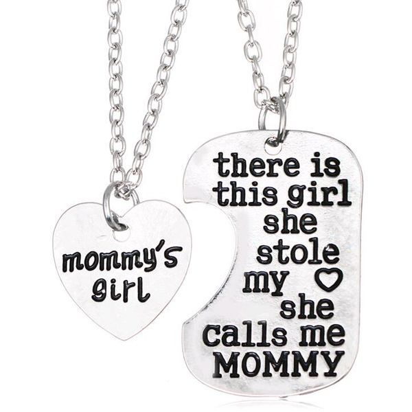 heart silver jewelry girl stole heart mommy daddy family love pendant necklaces mother's day and father's day gift
heart silver jewelry girl stole heart mommy daddy family love pendant necklaces mother's day and father's day gift