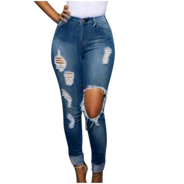 ripped jeans for women fashion ladies hole jean skinny trousers 2020 female denim pencil pants boyfriend jeans for women, Blue
ripped jeans for women fashion ladies hole jean skinny trousers 2020 female denim pencil pants boyfriend jeans for women, Blue