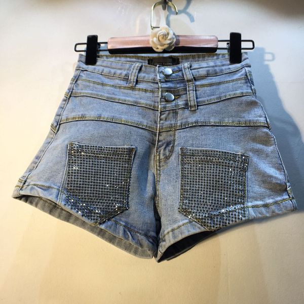 europe summer drilling short jeans women fashion pockets high waist wide leg denim pants streetwear girls beading trousers, Blue
europe summer drilling short jeans women fashion pockets high waist wide leg denim pants streetwear girls beading trousers, Blue