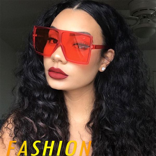 veshion new big one piece fashion oversized sunglasses women red shades large, White;black
veshion new big one piece fashion oversized sunglasses women red shades large, White;black