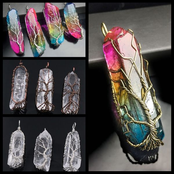 pendant necklaces natural stone charms pendants 7 chakra rainbow jewelry diy quartz tree of life reiki healing pendulum necklace women men, Silver
pendant necklaces natural stone charms pendants 7 chakra rainbow jewelry diy quartz tree of life reiki healing pendulum necklace women men, Silver