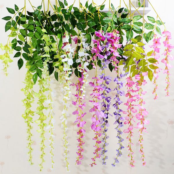 1pc artificial wisteria vine rattan flower plant silk flower arrangement wedding home bedroom living room decoration
1pc artificial wisteria vine rattan flower plant silk flower arrangement wedding home bedroom living room decoration
