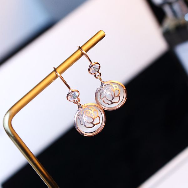 wholesale- rose gold drop earrings cz diamond imitation opal earrings for women wedding party jewelry, Golden
wholesale- rose gold drop earrings cz diamond imitation opal earrings for women wedding party jewelry, Golden