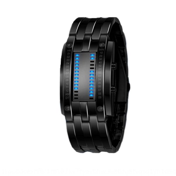 tungsten steel texture trend korean electron electron binary led men's and women's watch waterproof lava electronic watch generati, Blue
tungsten steel texture trend korean electron electron binary led men's and women's watch waterproof lava electronic watch generati, Blue