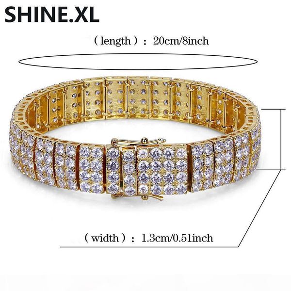 13см золото серебро цвет покрыло iced out micro pave кубический циркон теннис браслеты hip hop цепочки браслеты, Black
13см золото серебро цвет покрыло iced out micro pave кубический циркон теннис браслеты hip hop цепочки браслеты, Black