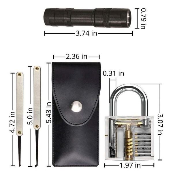 dropship 18pcs locksmith supplie hand tool practice lock pick set tension wrench broken key tool combination padlock hardware
dropship 18pcs locksmith supplie hand tool practice lock pick set tension wrench broken key tool combination padlock hardware