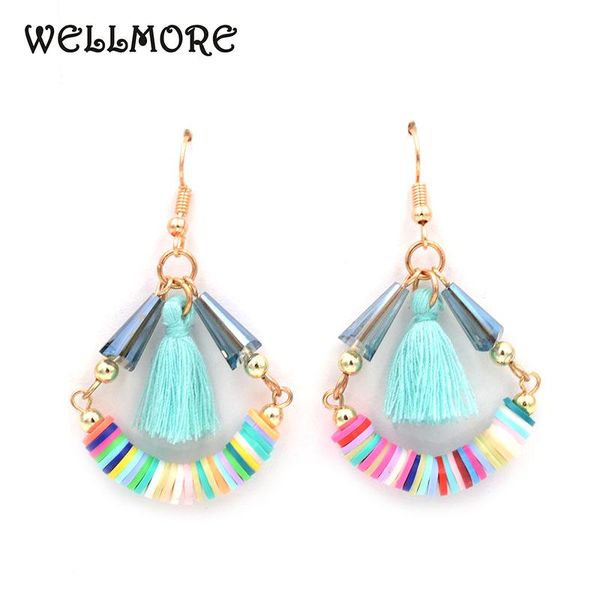 wellmore handmade bohemia earrings crystal tassel earrings for women fashion jewelry gifts wholesale dropshipping, Silver
wellmore handmade bohemia earrings crystal tassel earrings for women fashion jewelry gifts wholesale dropshipping, Silver